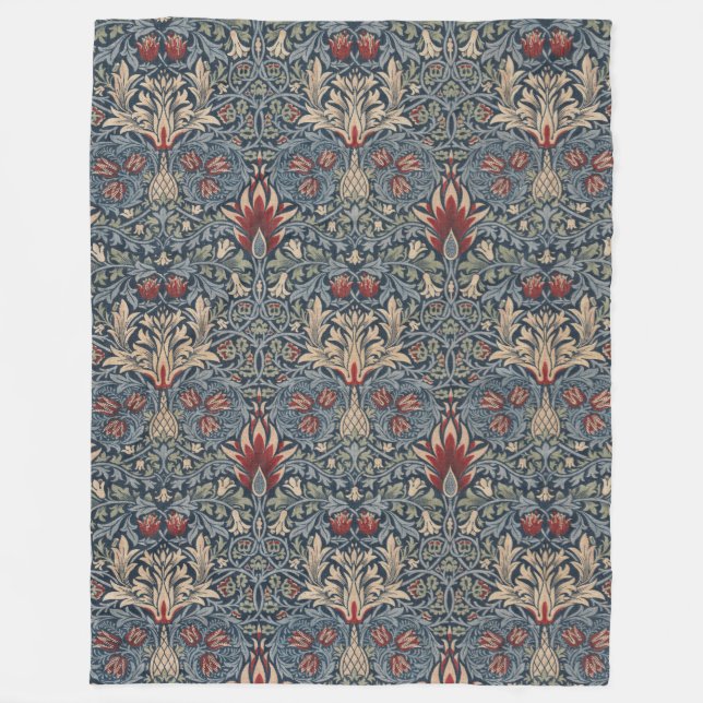 William Morris : Couverture en polaire en forme de (Devant)