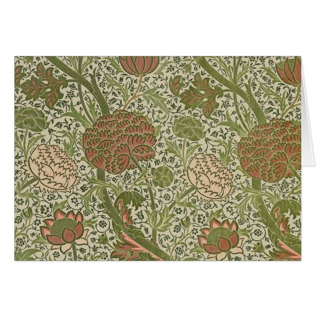 William Morris Cray Fleur de Sauge Floral Botaniqu (Devant horizontal)