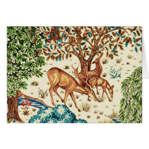 William Morris Deer par une Tapisserie Brook Beige