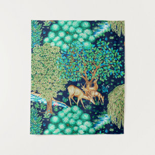 William Morris Deer par une Tapisserie Brook Indig