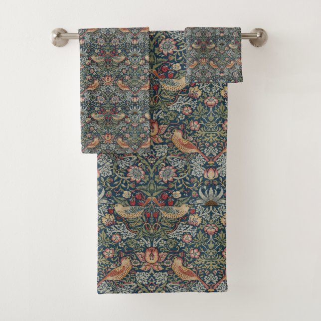 William Morris : Ensemble de serviettes de bain po (En situation)