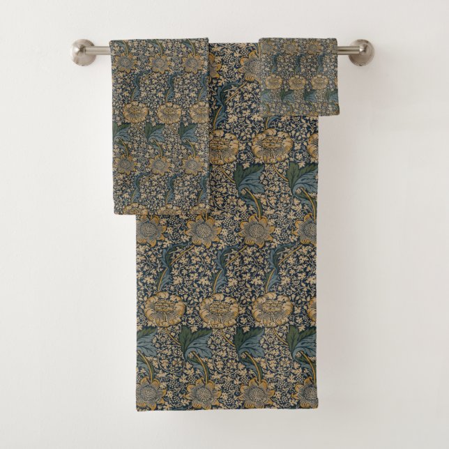William Morris : Ensemble de serviettes Kennet (En situation)
