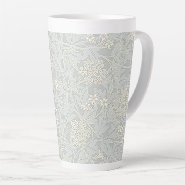 William Morris Faded Jasmine Latte Mug (Angle droit)