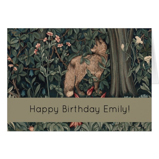 William Morris Faune sauvage Fox (Devant horizontal)