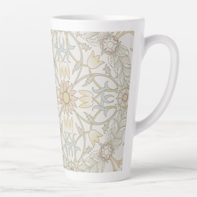 William Morris Floral Latte Mug (Droite)
