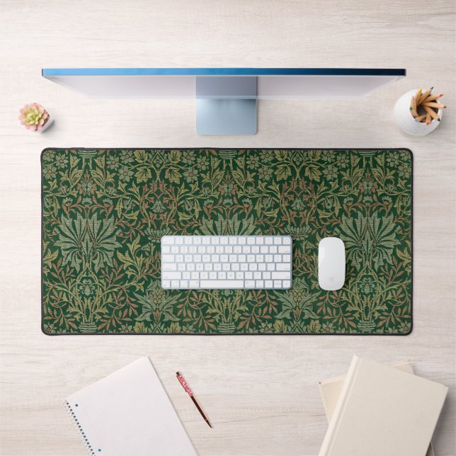 William Morris Flower Garden-Greens (Bureau 1)