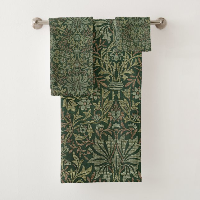 William Morris Flower Jardin Tapisserie Classique (En situation)