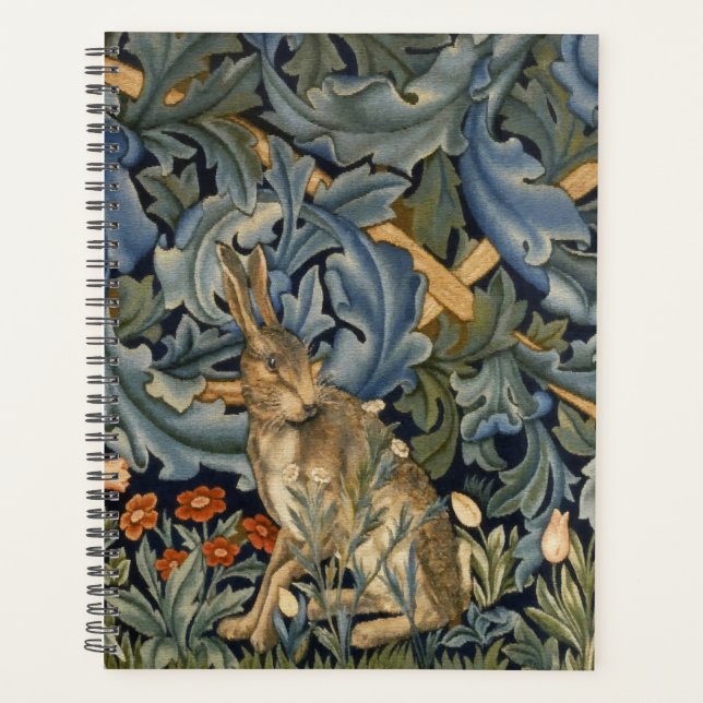 William Morris Forest Rabbit Floral Art Nouveau (Devant)