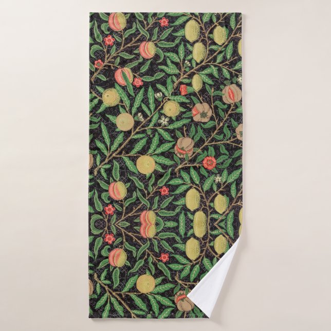 William Morris Fruit motif Vintage (Serviette de bain)