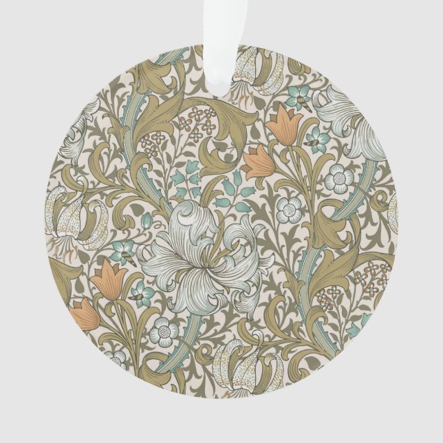 William Morris Golden Lily Bleu Or Classique (devant)