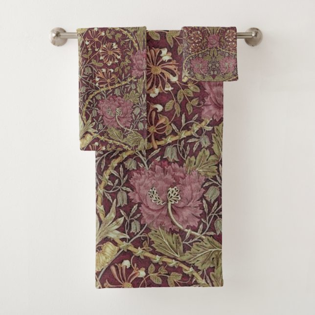 William Morris, Honeysuckle, floral. motif, art (En situation)