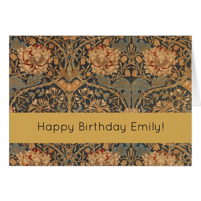 William Morris Honeysuckle Rich Wallpaper (Devant horizontal)