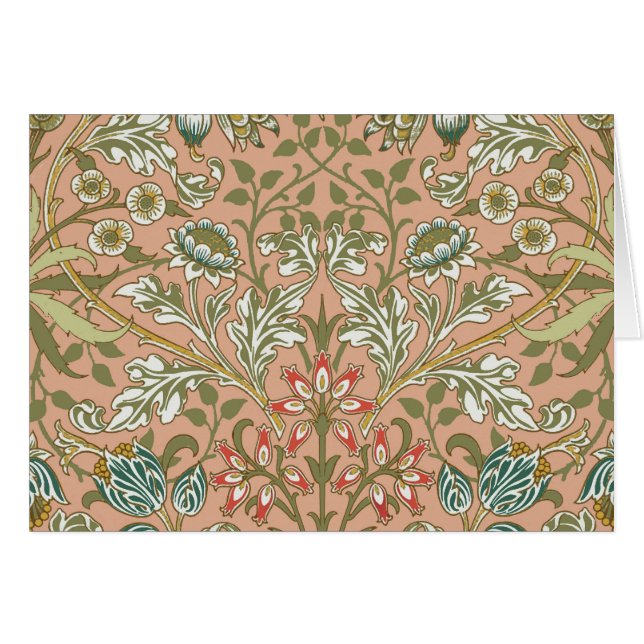 William Morris Hyacinth Flower Rose Art (Devant horizontal)