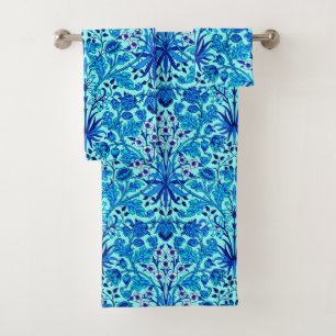 William Morris Hyacinth Print, Aqua et Turquoise