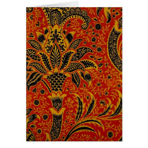 William Morris Inde Floral rouge