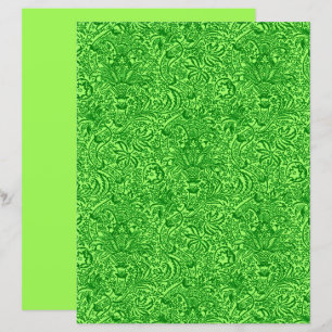 William Morris Indian, Lime et Emerald Green