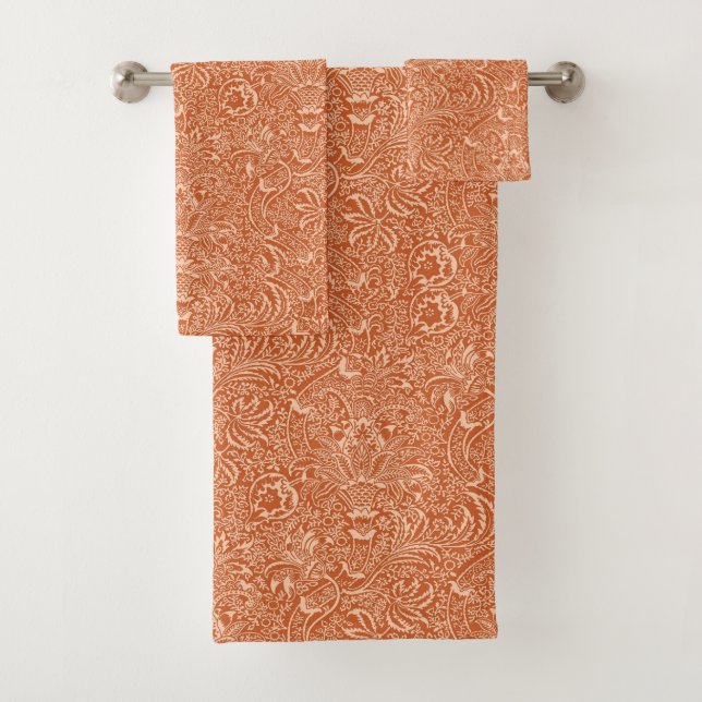 William Morris Indian, Peach et Coral Orange (En situation)