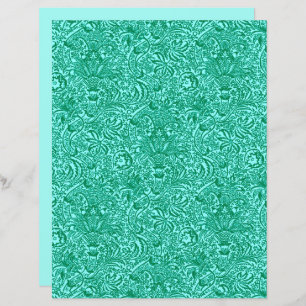 William Morris Indian, Turquoise et Light Aqua