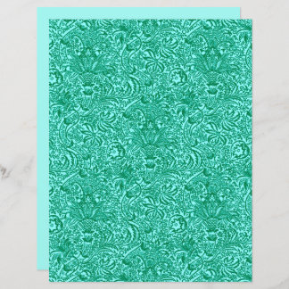 William Morris Indian, Turquoise et Light Aqua