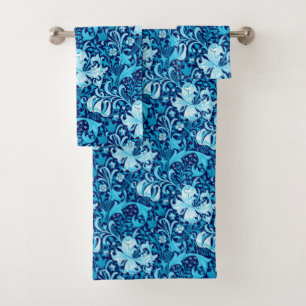 William Morris Iris et Lily, Indigo Blue