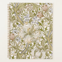 William Morris Jardin de Lys Doré Fleur Classique