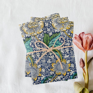William Morris Kennet Papier d'emballage bleu