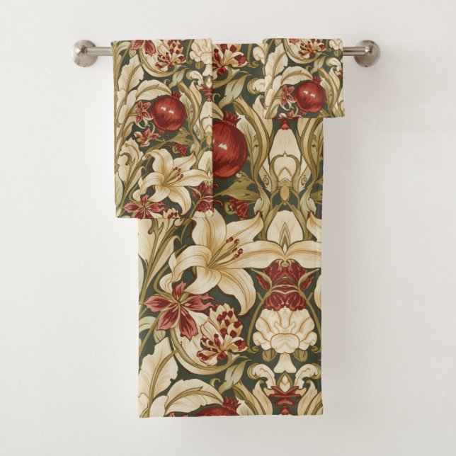 William Morris Lily and Pomegranate Floral pattern (En situation)