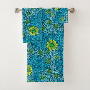 William Morris Marigold, Turquoise & Cobalt Blue
