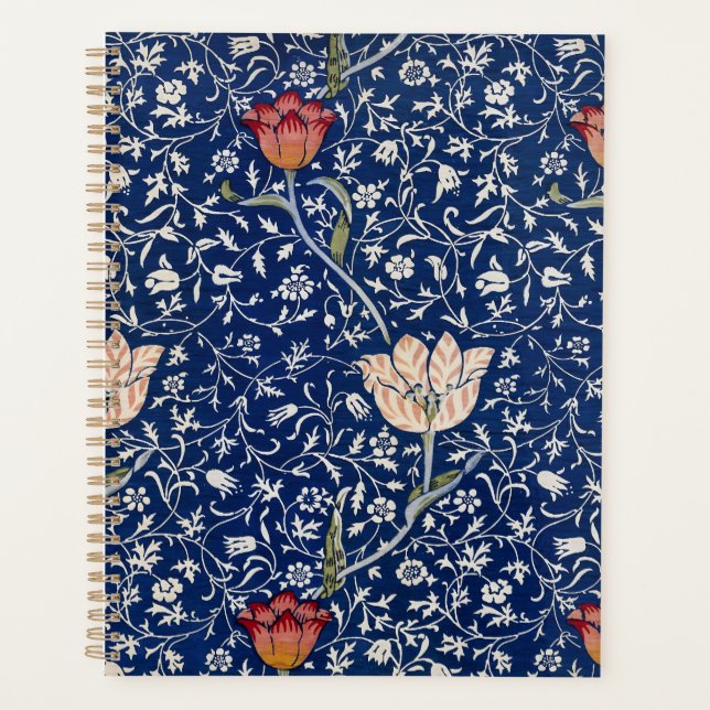 William Morris Medway Bleu Floral (Devant)
