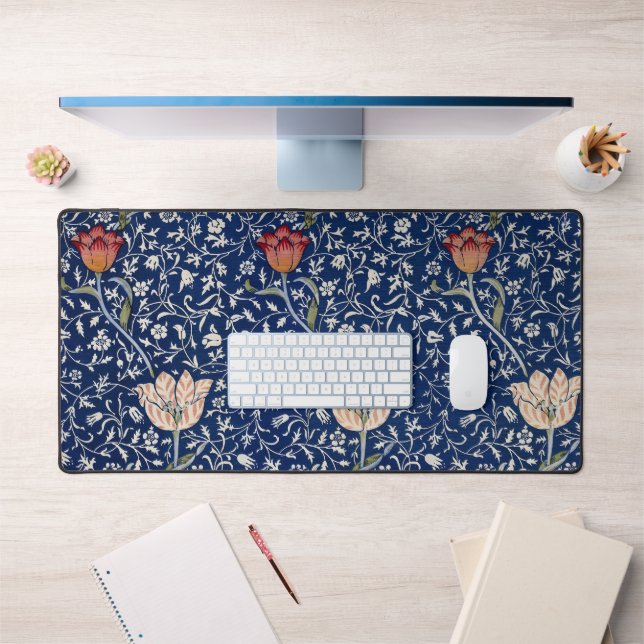 William Morris Medway Floral bleu (Bureau 1)