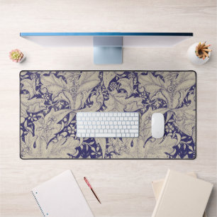 William Morris Motif Giroflée Bleu Antique
