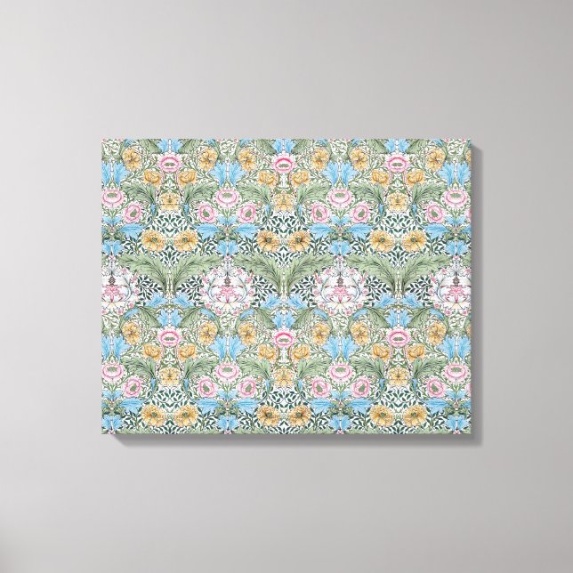 William Morris Myrtle Motif Toile Enveloppée (Recto)