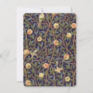 William Morris Oiseau Et Grenade Art Vintage