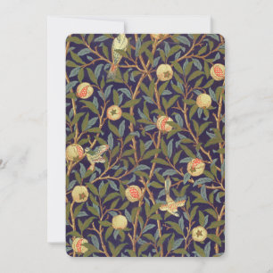 William Morris Oiseau Et Grenade Art Vintage