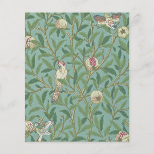 William Morris, Oiseaux et Grenades - Vert 