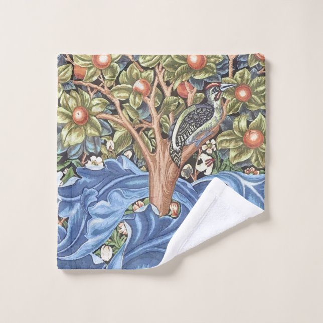 William Morris Pic Tapestry Floral Vintage (Gant de toilette)