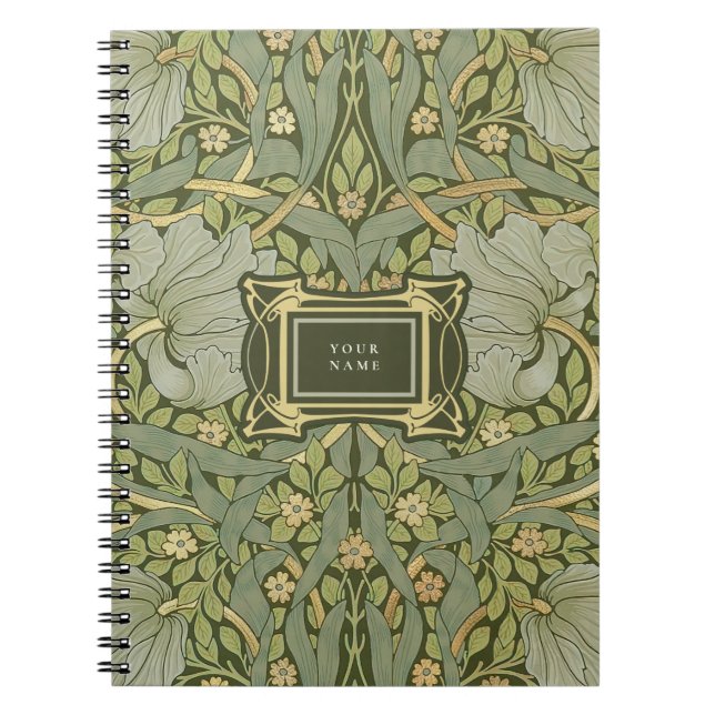 William Morris Pimpernel Carnet Motif Vintage (Devant)