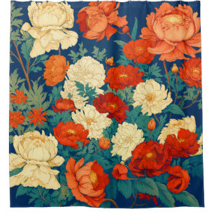 William Morris Rideau De Douche Inspiré