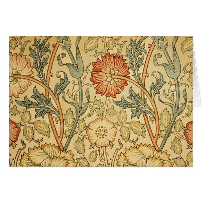 William Morris Rose Flower Fond d'écran Motif (Devant horizontal)