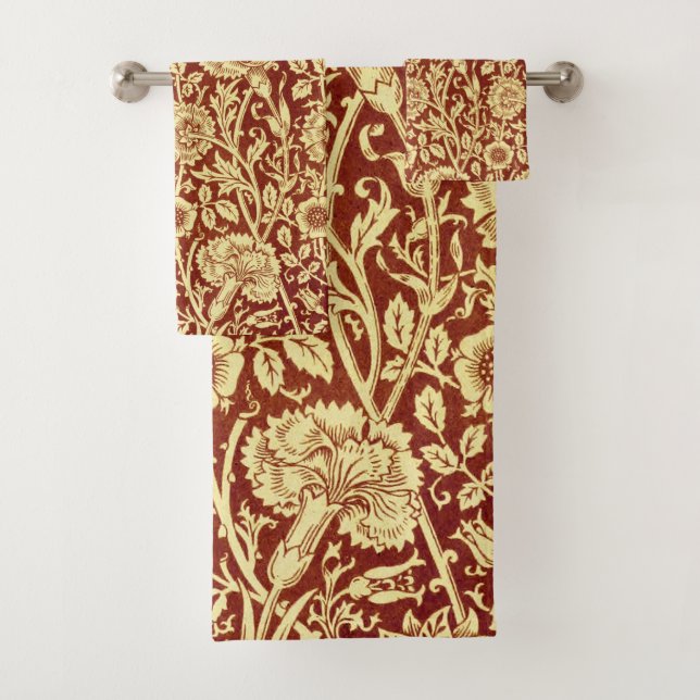 William Morris Rose rouge et blanc (En situation)