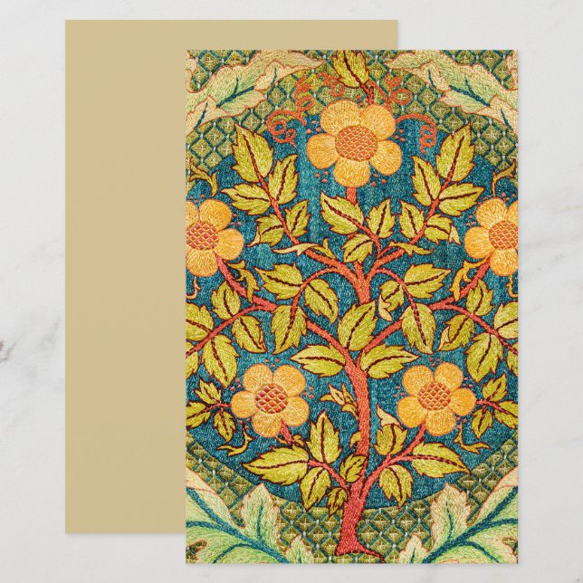 William Morris Rose Wreath : Arts et Métiers class (Devant / Derrière)