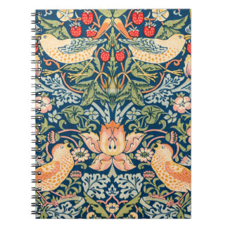 William Morris 'Strawberry Thief' Carnet Spiral