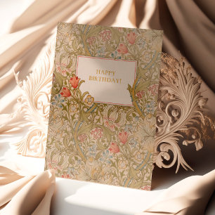 William Morris Strawberry Thief Carte d'anniversai