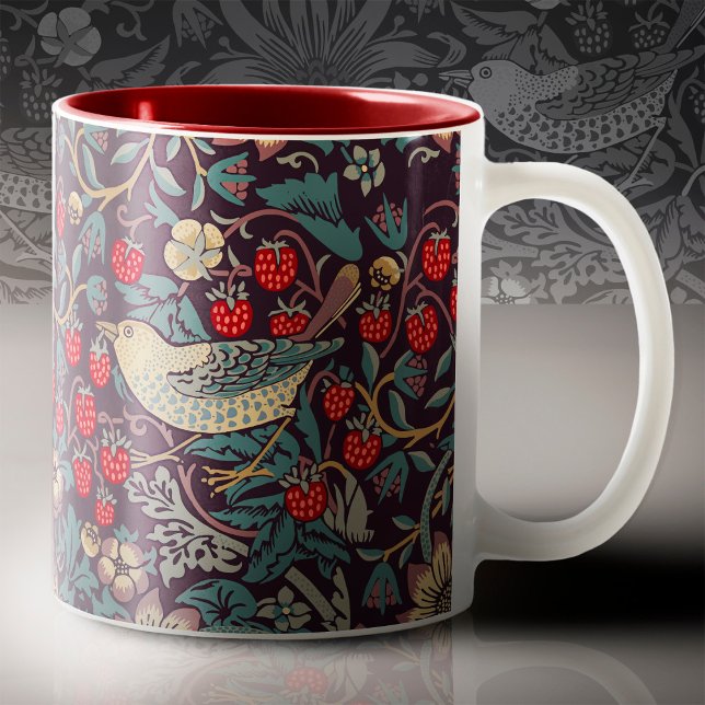 William Morris Strawberry Thief Coffee Mug (Créateur téléchargé)
