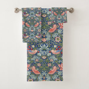 William Morris Strawberry Thief Corail Marine
