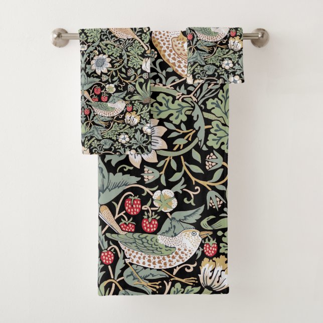 William Morris Strawberry Thief I Black Birds (En situation)