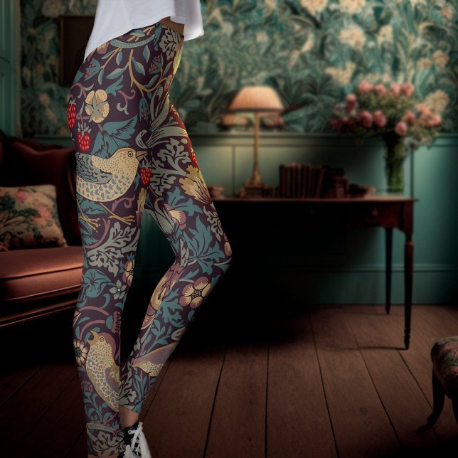 William Morris Strawberry Thief Leggings (Créateur téléchargé)