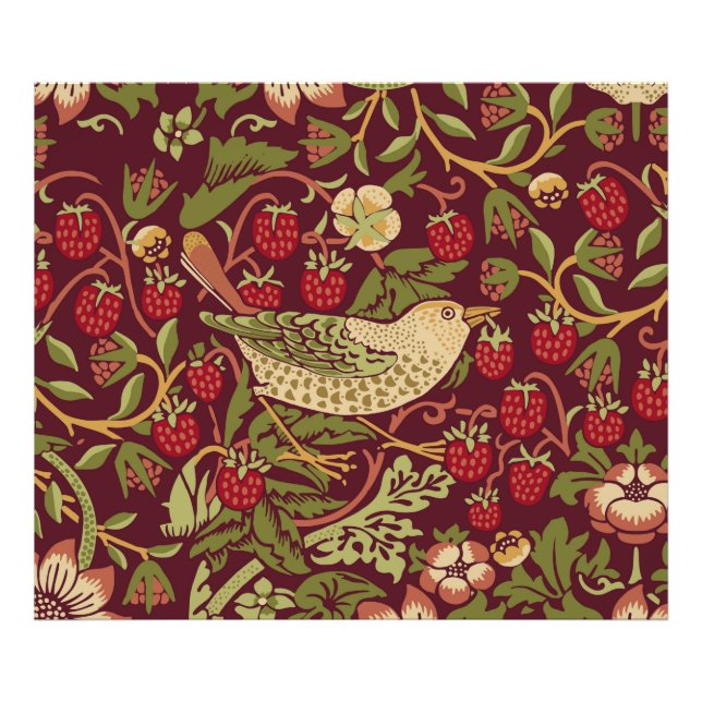 William Morris Strawberry Thief Photo Imprimer (Devant)