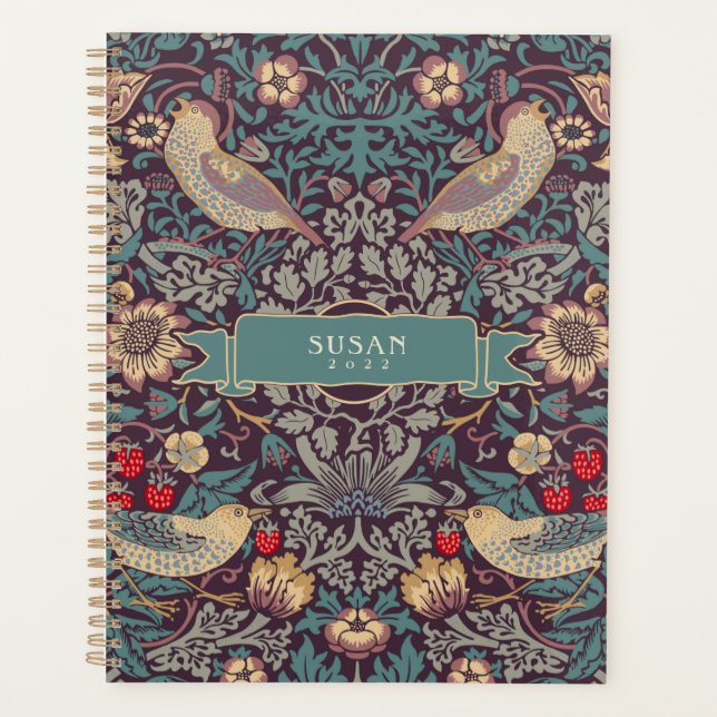 William Morris Strawberry Thief Planificateur (Devant)