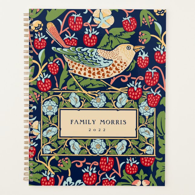 William Morris Strawberry Thief Planificateur (Devant)